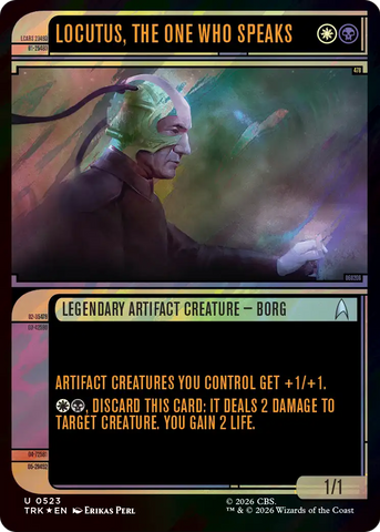 Locutus, the One Who Speaks (Showcase) (Surge Foil) [Star Trek]
