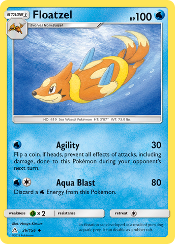 Floatzel (36/156) [Sun & Moon: Ultra Prism]