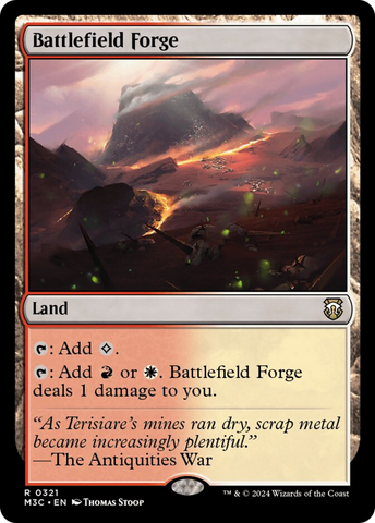 Battlefield Forge (Ripple Foil) [Modern Horizons 3 Commander]