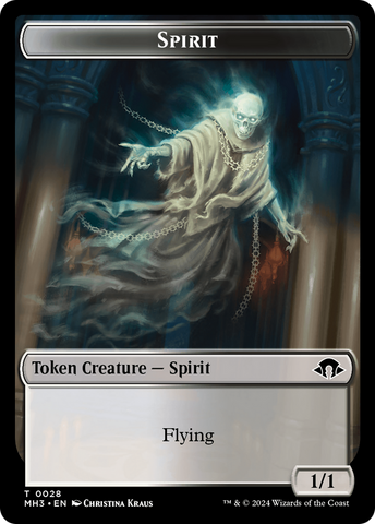 Eldrazi Spawn // Spirit (0028) Double-Sided Token [Modern Horizons 3 Tokens]