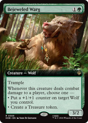 Bejeweled Warg (Extended Art) [The Hobbit]