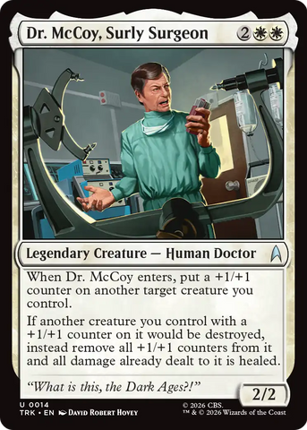 Dr. McCoy, Surly Surgeon [Star Trek]