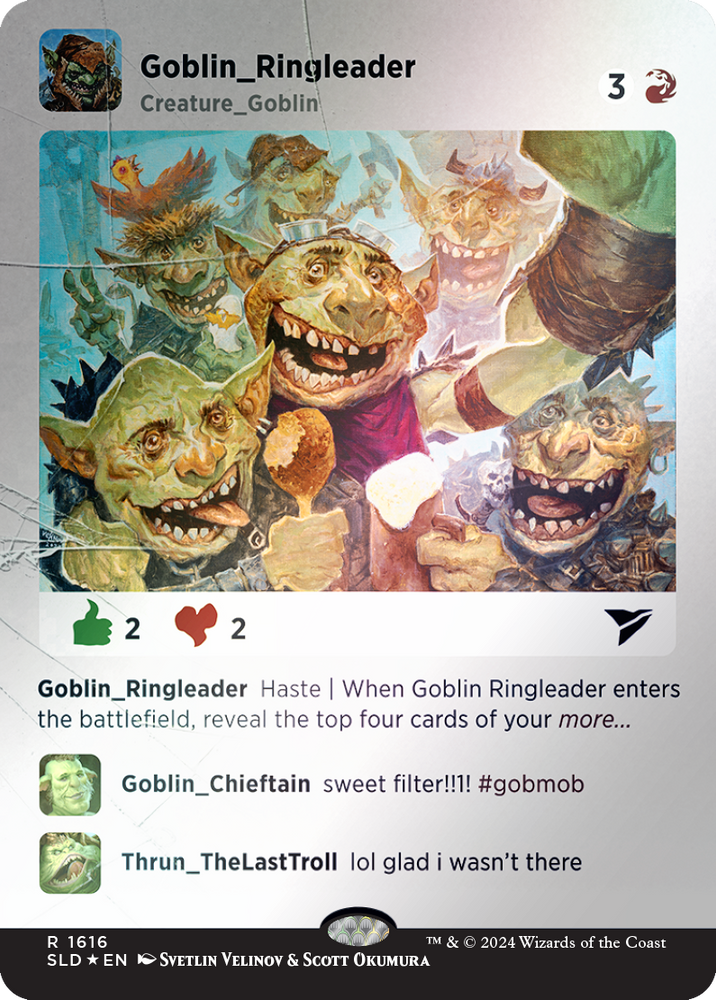 Goblin Ringleader (Rainbow Foil) [Secret Lair Drop Series]