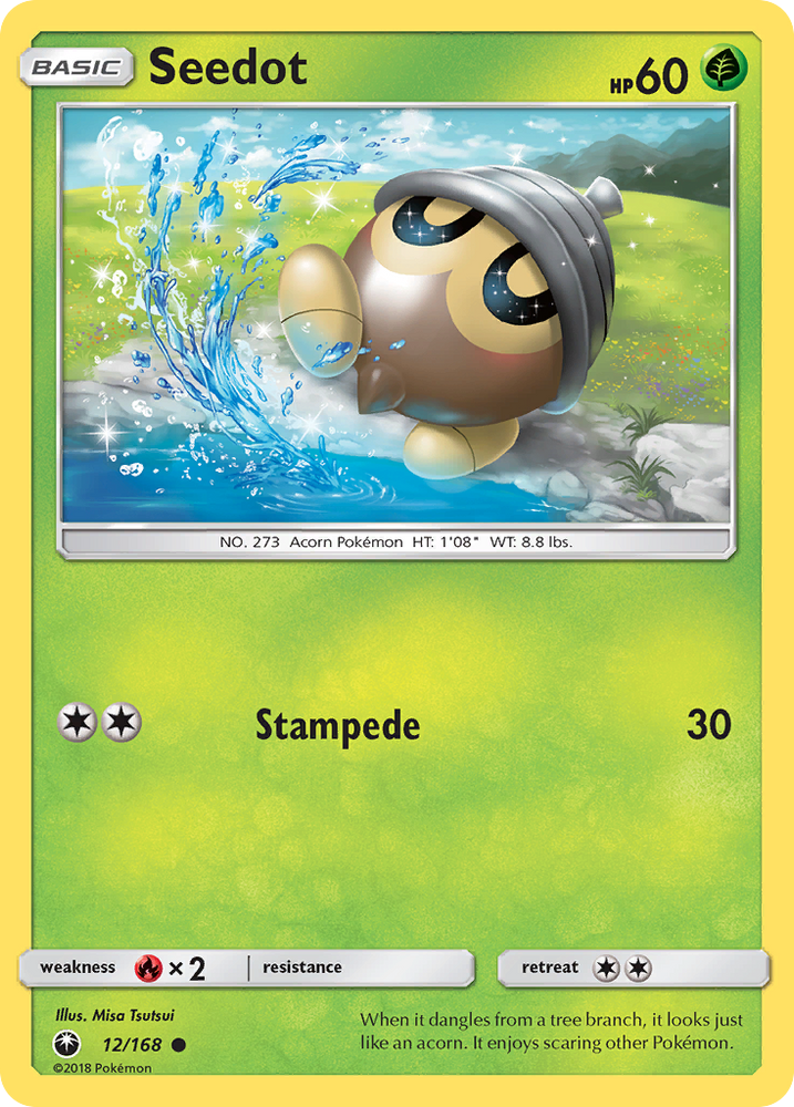 Seedot (12/168) [Sun & Moon: Celestial Storm]