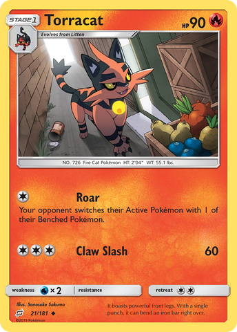 Torracat (21/181) [Sun & Moon: Team Up]