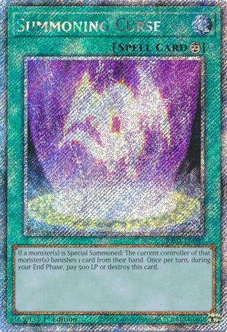 Summoning Curse (Platinum Secret Rare) [RA03-EN057] Platinum Secret Rare