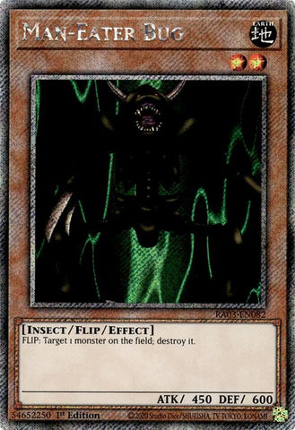 Man-Eater Bug (Platinum Secret Rare) [RA03-EN082] Platinum Secret Rare