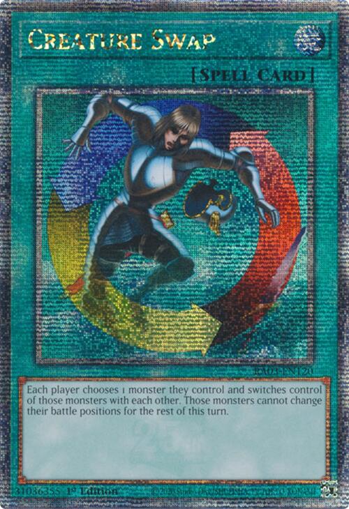 Creature Swap (Quarter Century Secret Rare) [RA03-EN120] Quarter Century Secret Rare