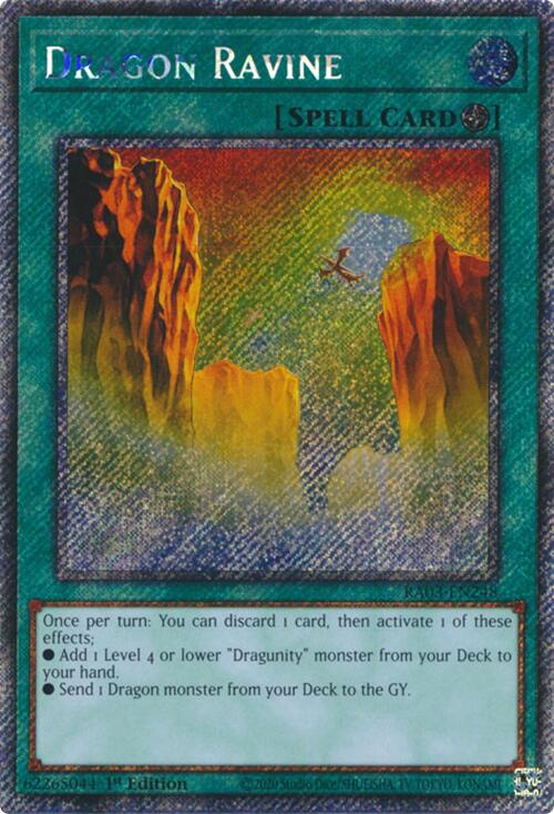 Dragon Ravine (Platinum Secret Rare) [RA03-EN248] Platinum Secret Rare