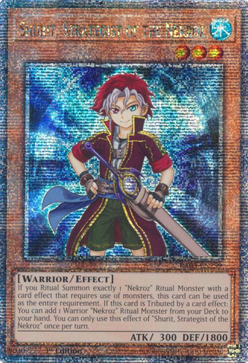 Shurit, Strategist of the Nekroz (Quarter Century Secret Rare) [RA03-EN259] Quarter Century Secret Rare