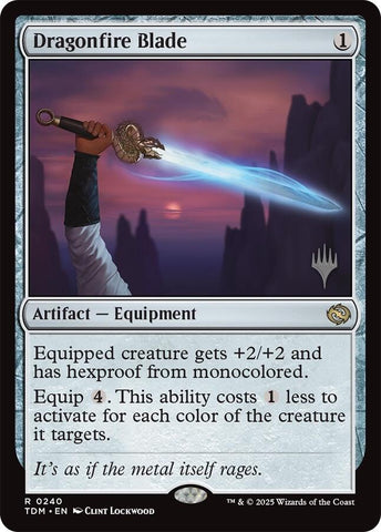 Dragonfire Blade (Promo Pack) [Tarkir: Dragonstorm Promos]