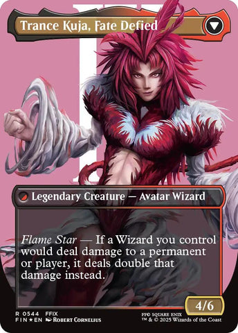 Kuja, Genome Sorcerer // Trance Kuja, Fate Defied (Borderless) (Surge Foil) [FINAL FANTASY]