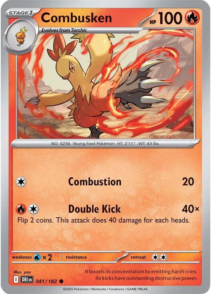 Combusken (041/182) [Scarlet & Violet: Destined Rivals]