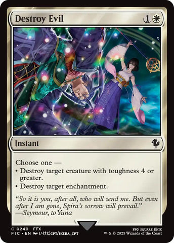 Destroy Evil (Surge Foil) [FINAL FANTASY Commander]