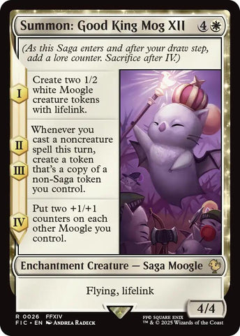 Summon: Good King Mog XII (Surge Foil) [FINAL FANTASY Commander]