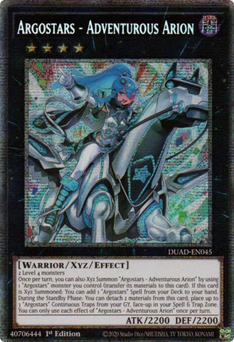 Argostars - Adventurous Arion (Starlight Rare) [DUAD-EN045] Starlight Rare