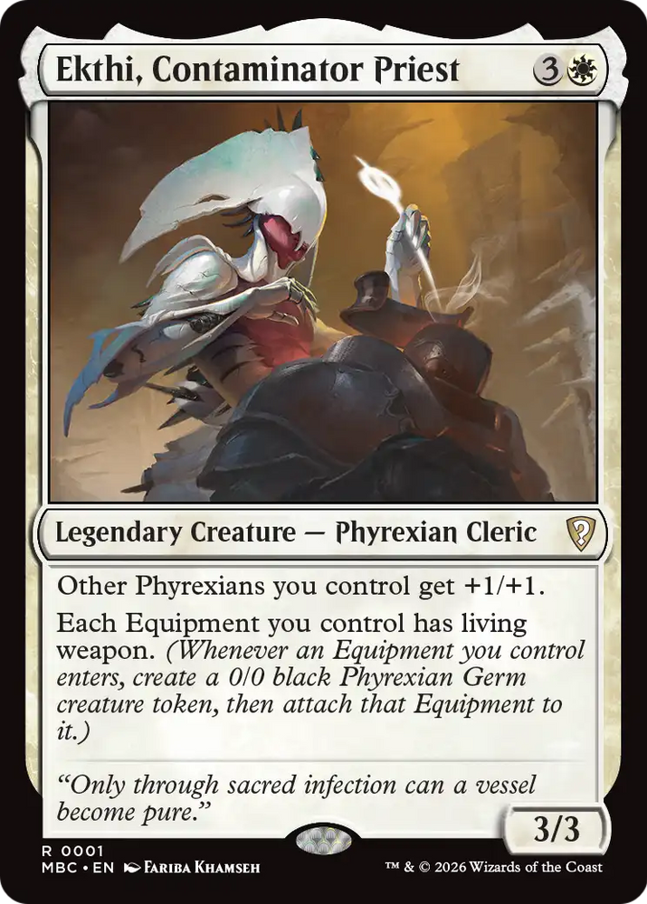 Ekthi, Contaminator Priest [Mystery Booster: Commander Edition]