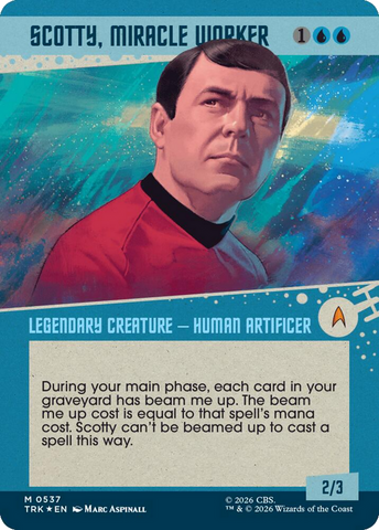 Scotty, Miracle Worker (Showcase) (Surge Foil) [Star Trek]