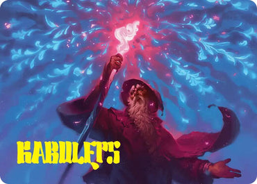 Wizard's Staff Art Card (Gold-Stamped Signature) [The Hobbit Art Series]