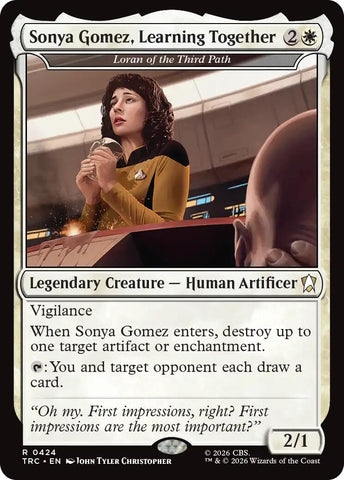 Sonya Gomez, Learning Together - Loran of the Third Path [Star Trek Commander]
