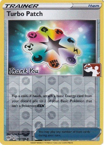 Turbo Patch (172/189) (Pokemon League) [Sword & Shield: Darkness Ablaze]