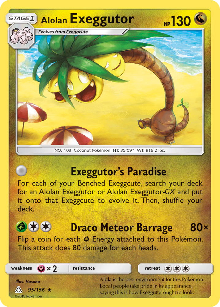 Alolan Exeggutor (95/156) [Sun & Moon: Ultra Prism]