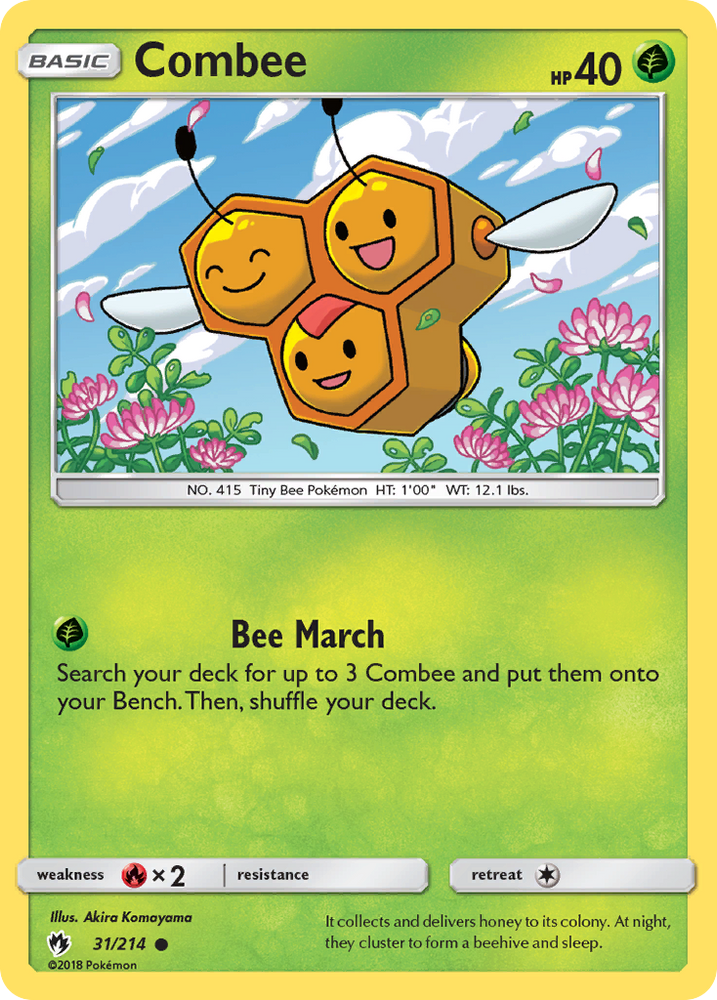 Combee (31/214) [Sun & Moon: Lost Thunder]