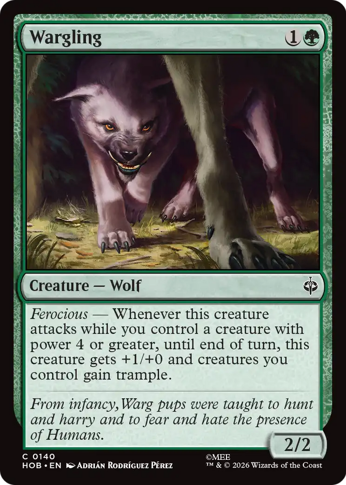 Wargling [The Hobbit]