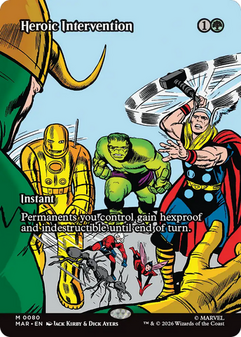 Heroic Intervention (0080) (Borderless) [Marvel Universe: Eternal-Legal]