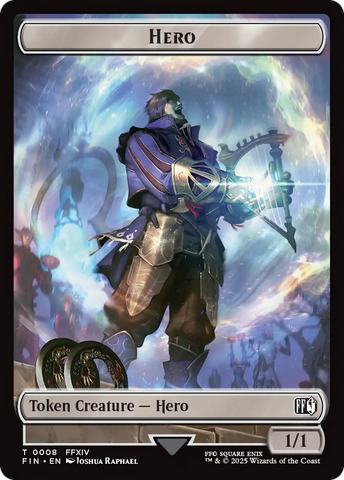 Hero (0008) // Frog Double-Sided Token [FINAL FANTASY Tokens]