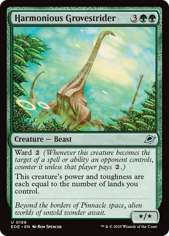 Harmonious Grovestrider [Edge of Eternities]
