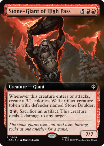 Stone-Giant of High Pass (Extended Art) [The Hobbit]