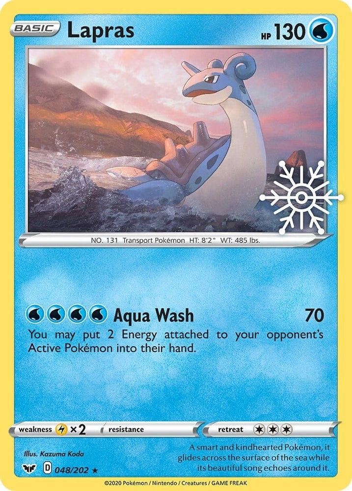 Lapras (048/202) (Holiday Calendar) [Sword & Shield: Base Set]