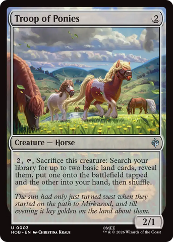 Troop of Ponies [The Hobbit]
