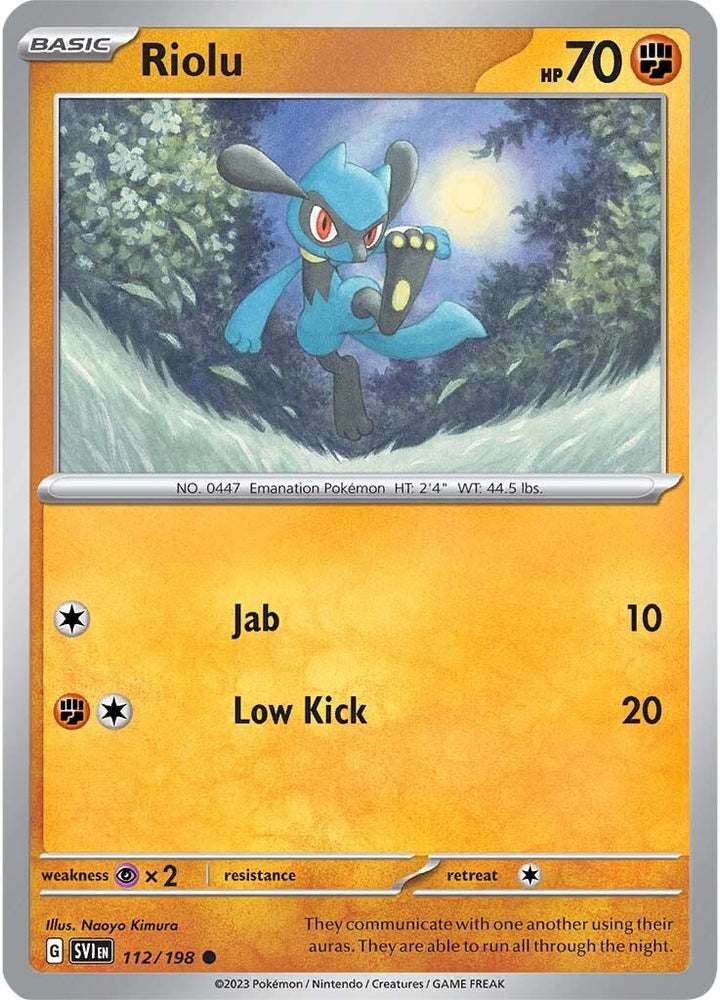 Riolu (112/198) [Scarlet & Violet: Base Set]