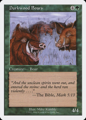 Durkwood Boars [Starter 2000]