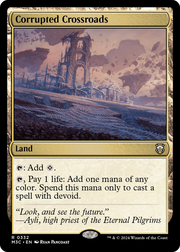 Corrupted Crossroads (Ripple Foil) [Modern Horizons 3 Commander]